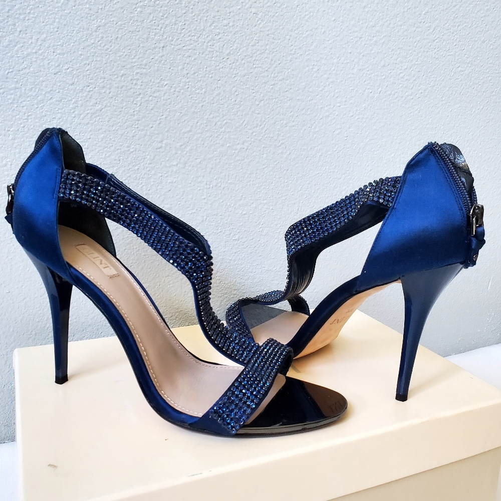 Royal Blue Glint Heels